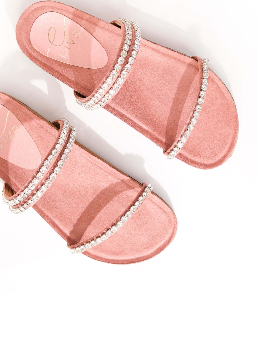 

RIVR Women Open Toe Flats, Rose