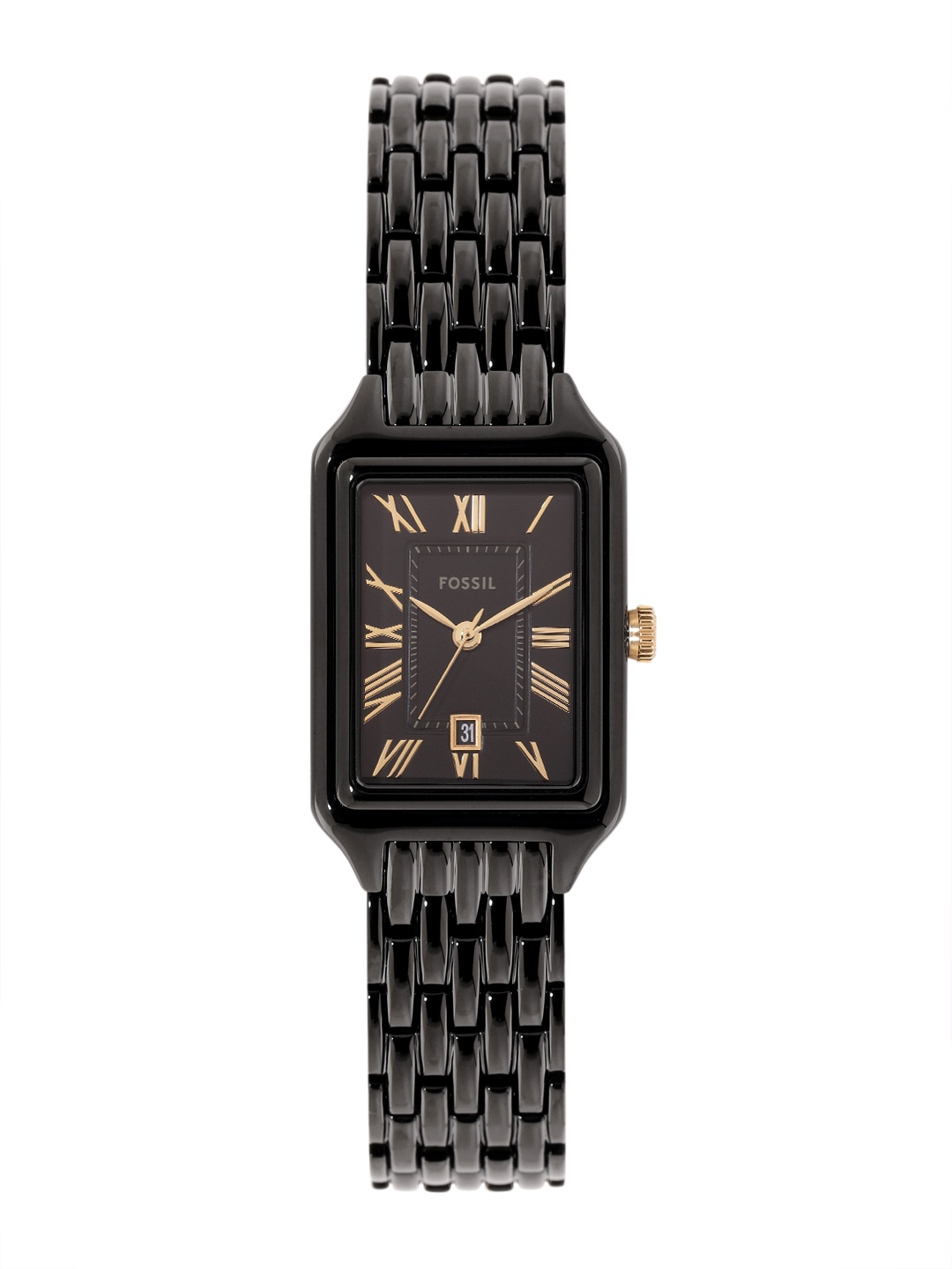 

Fossil Women Raquel Analogue Watch ES5385I, Black