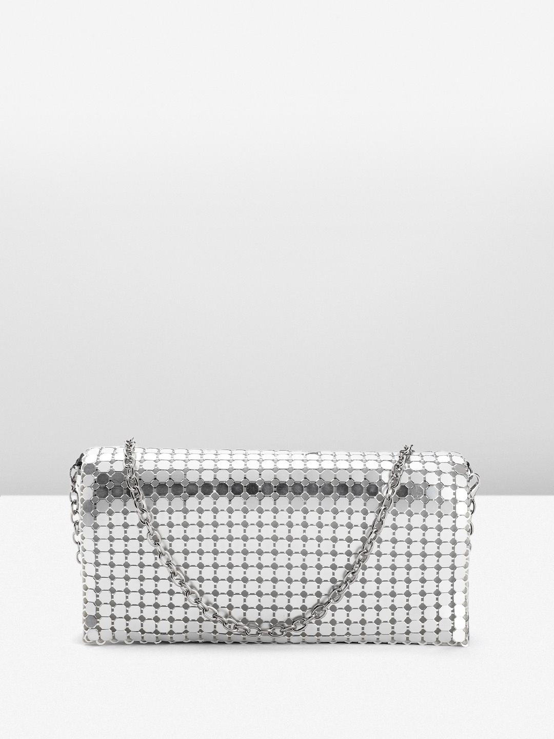 

Steve Madden Embellished Sling Bag, Silver