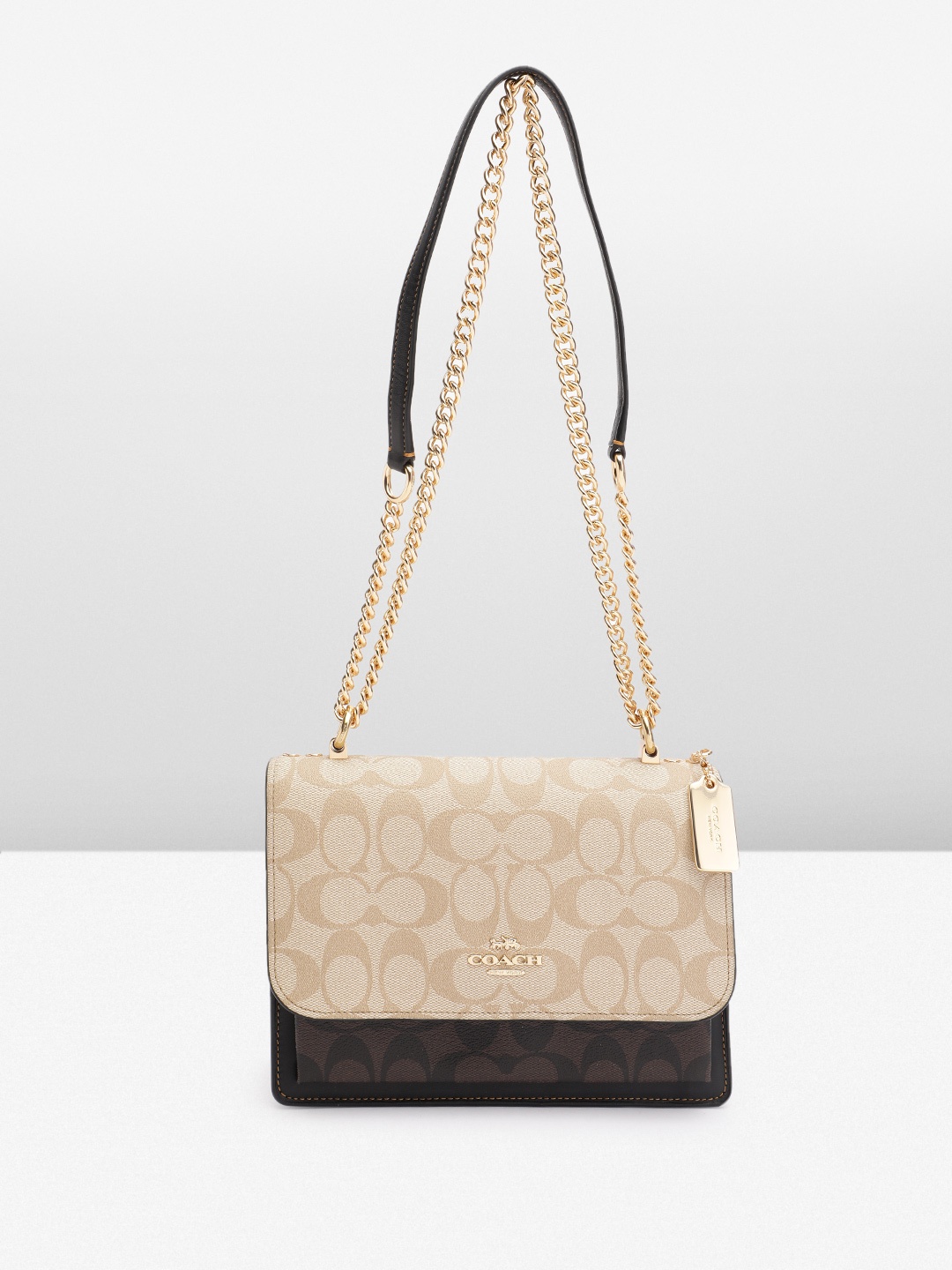 

Coach Printed Crossbody Sling Bag, Beige