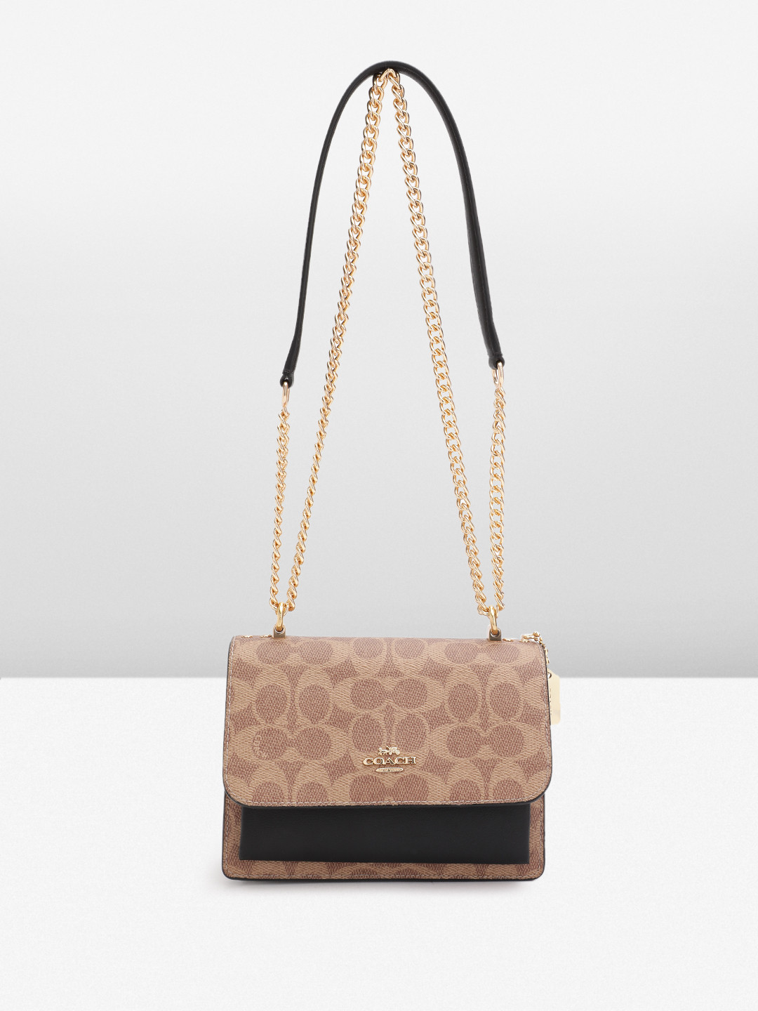 

Coach Leather Structured Shoulder Bag, Brown