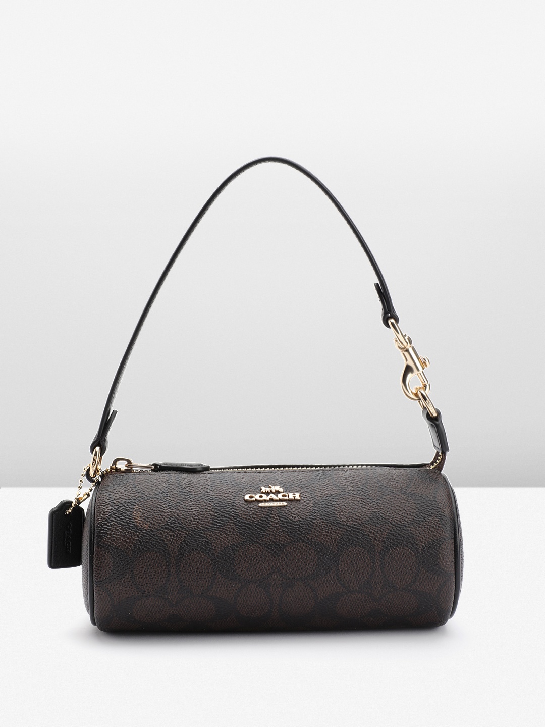 

Coach Textured Handheld Bag, Black