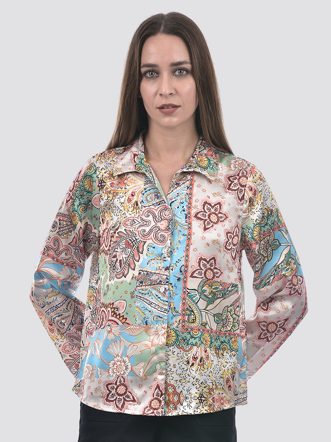 

ONLY Women Floral Opaque Printed Casual Shirt, Multi