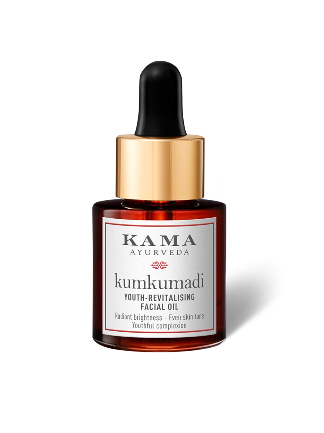 

KAMA AYURVEDA Kumkumadi Youth-Revitalising Facial Oil - Rich in Vitamin A & C - 15ml, Brown