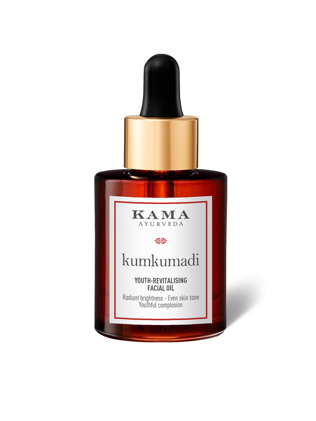 

KAMA AYURVEDA Kumkumadi Youth-Revitalising Facial Oil - Rich in Vitamin A & C - 30ml, Brown