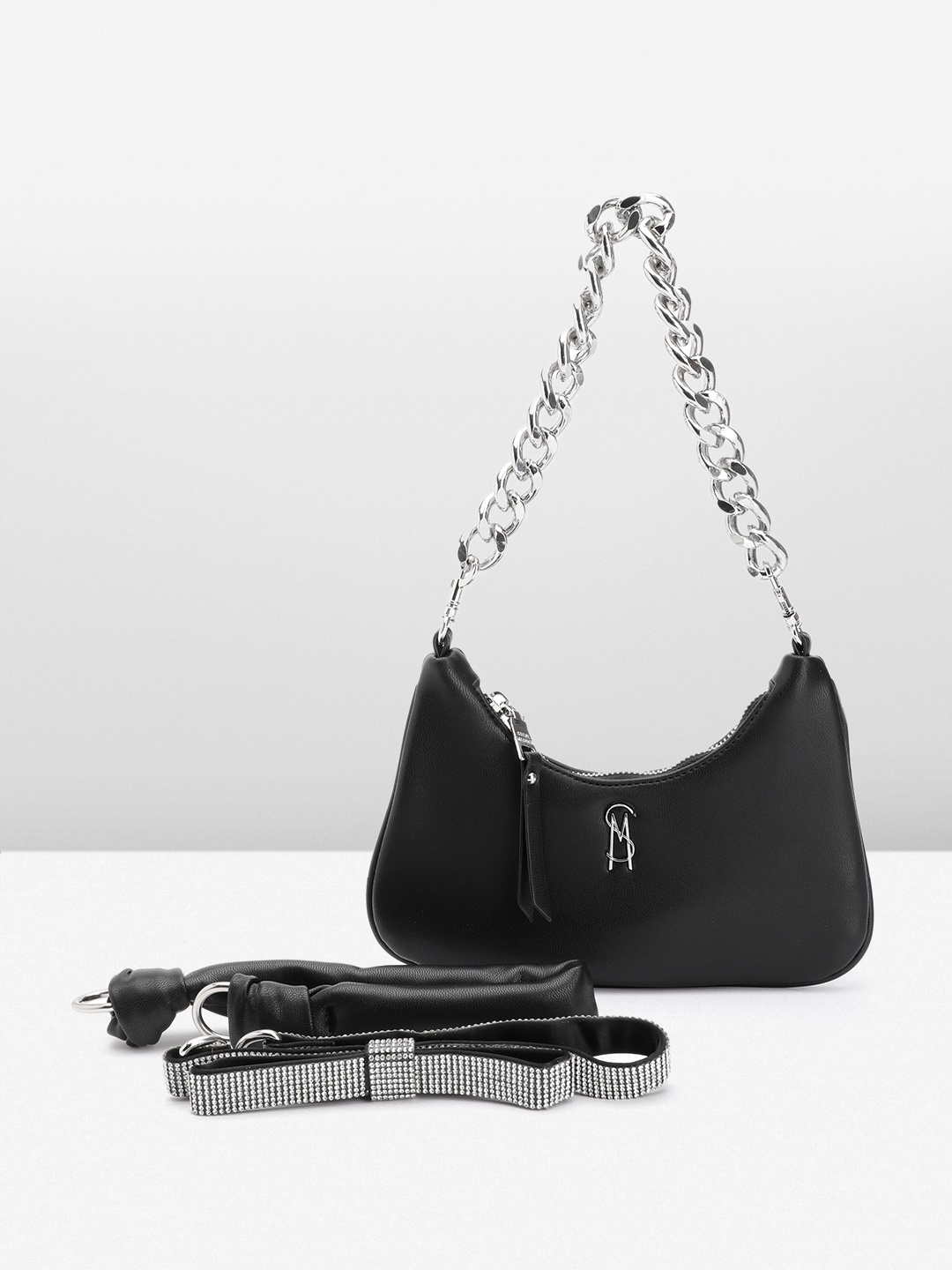 

Steve Madden Structured Shoulder Bag, Black