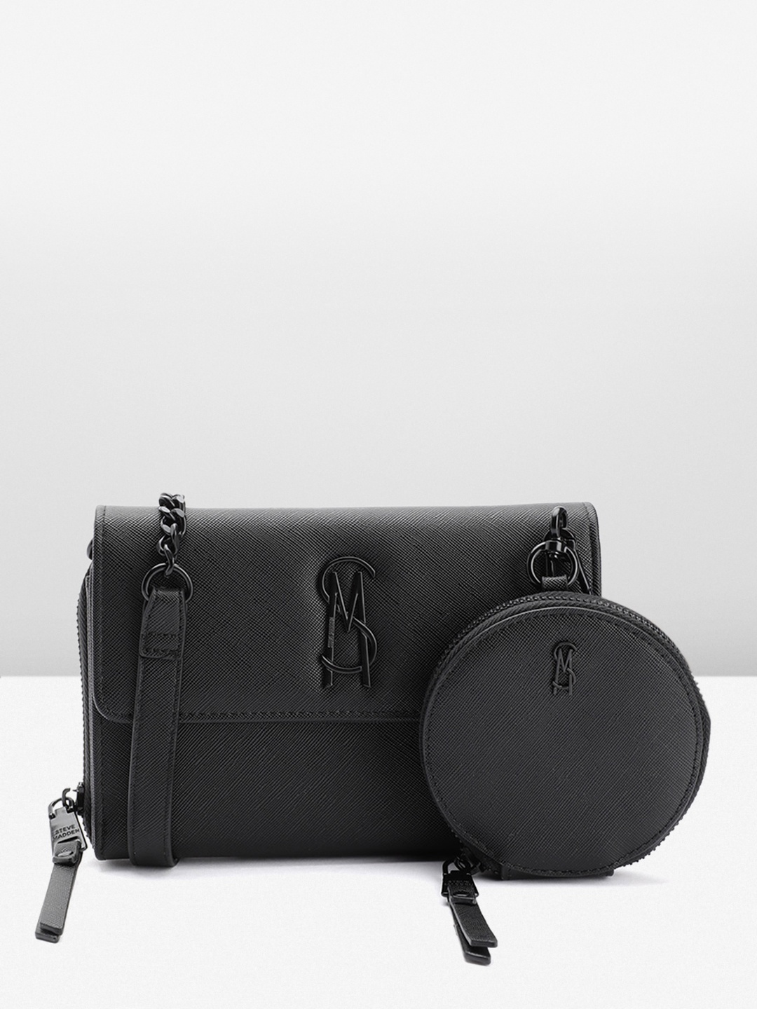 

Steve Madden Set of 2 Sling Bag & Pouch, Black