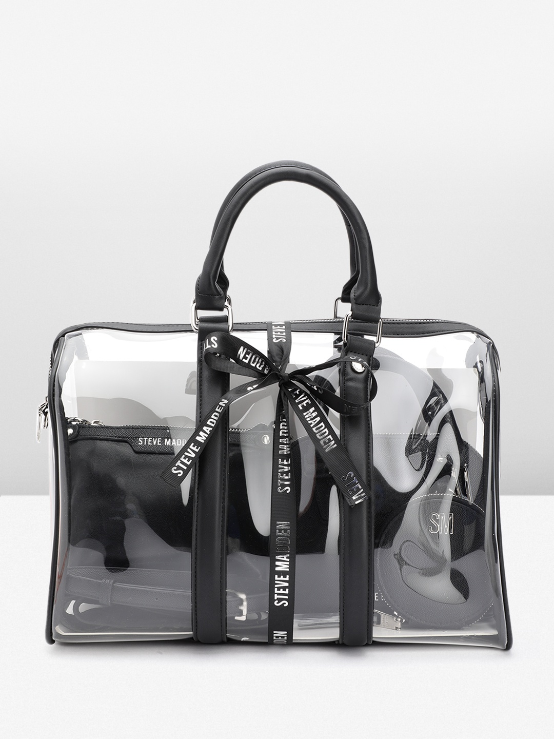

Steve Madden Satchel Gift Set, Black
