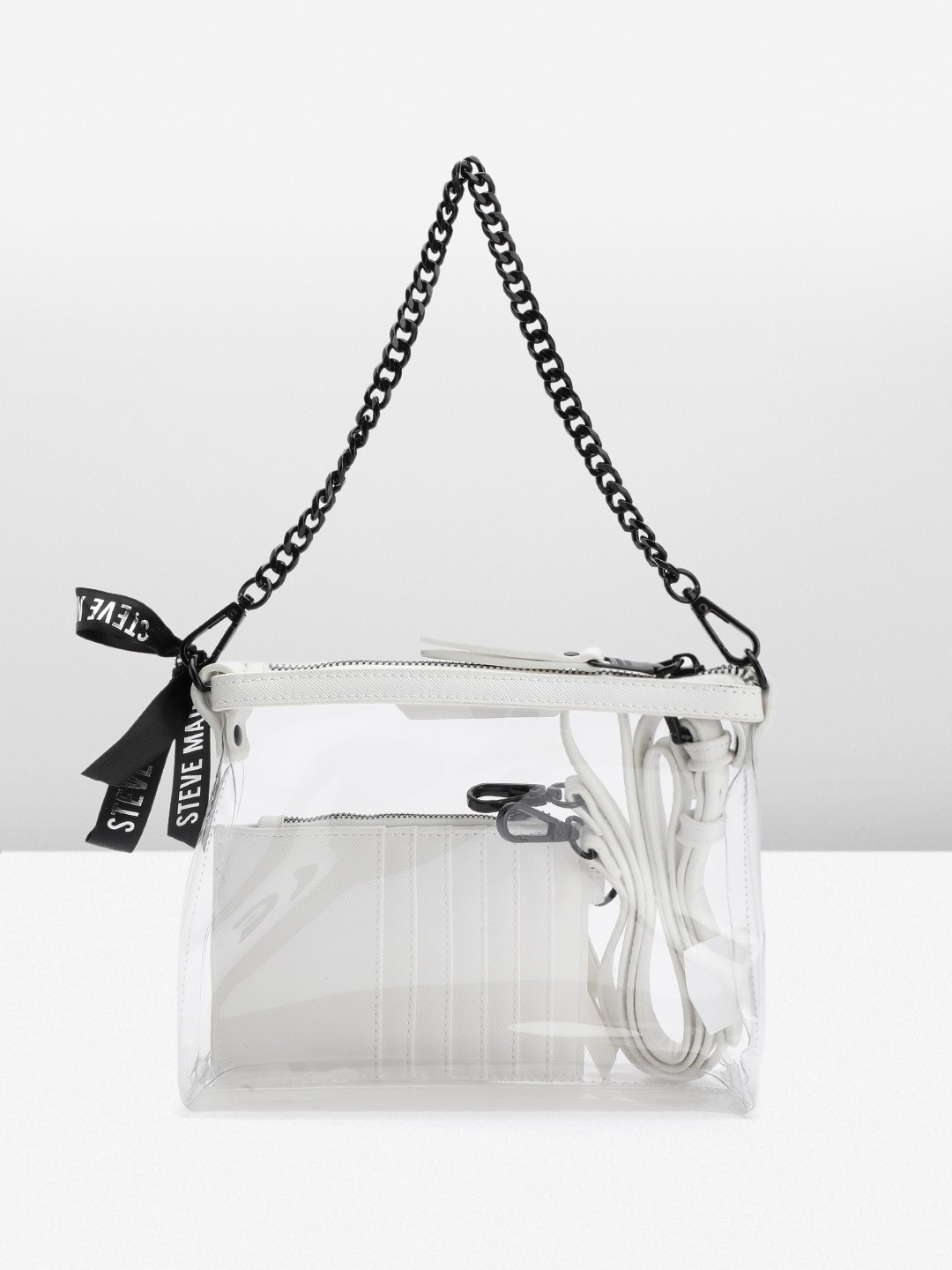 

Steve Madden Structured Shoulder Bag, Transparent
