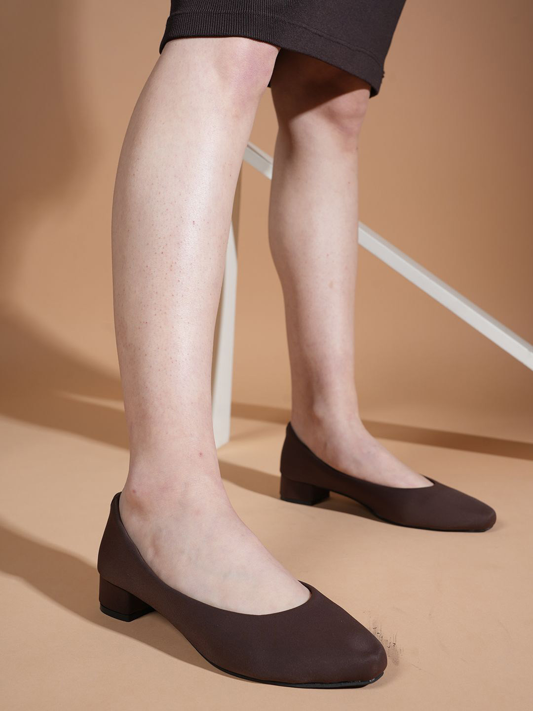 

Lavie Square Toe Block Heel Pumps, Brown
