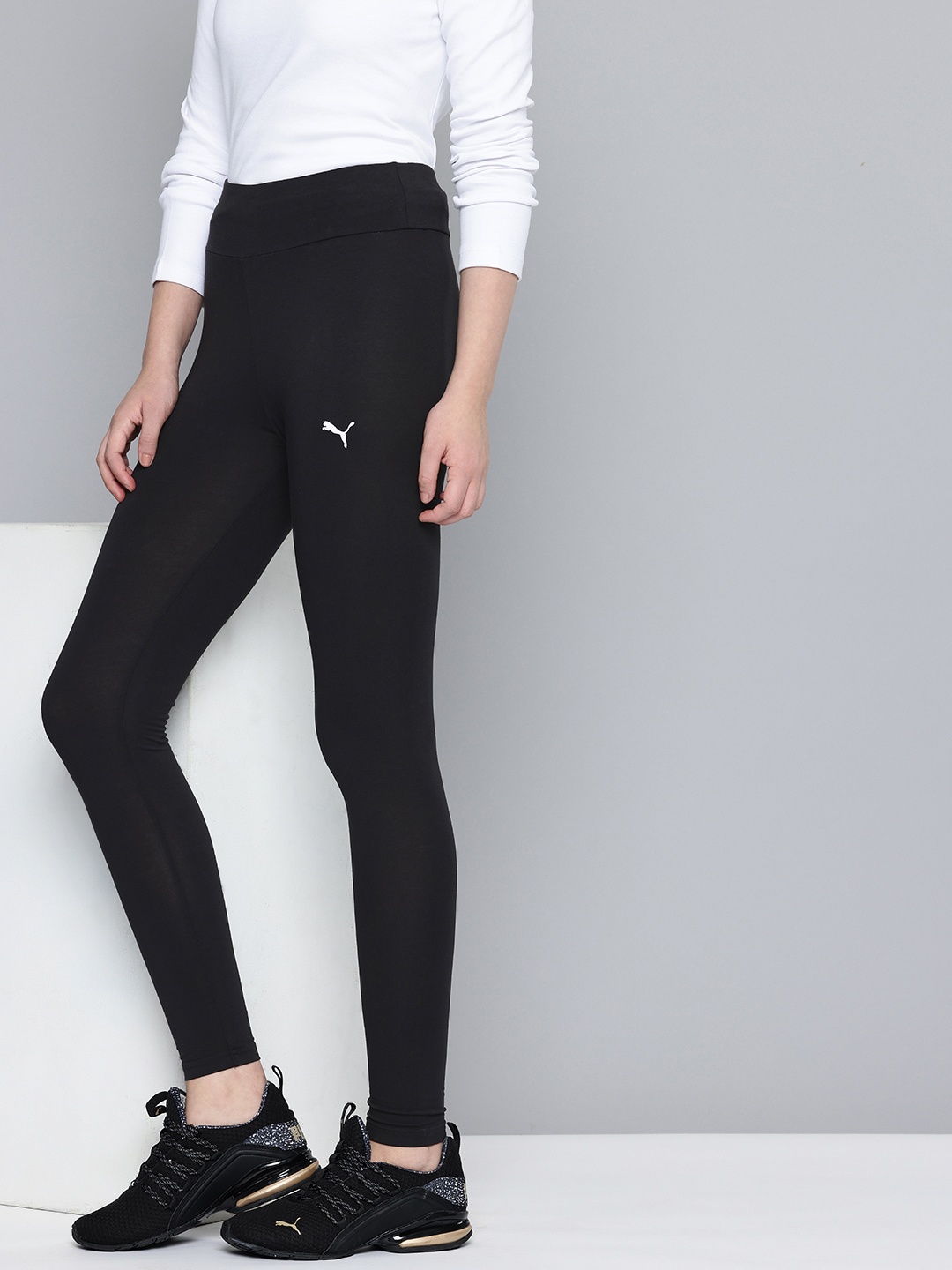 

Puma Women Skinny Fit High-Waist Tights, Black