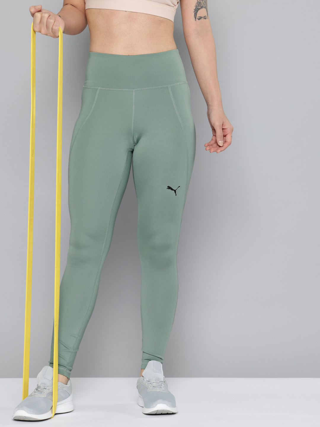 

Puma Women All Day Skinny Fit DryCell Training Tights, Green