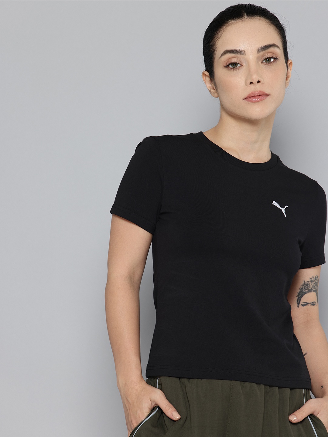 

Puma Slim Fit T-shirt, Black