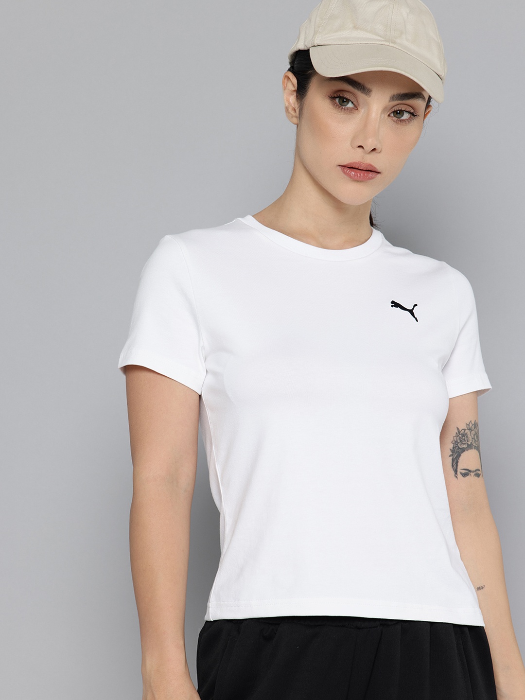 

Puma Slim Fit T-shirt, White