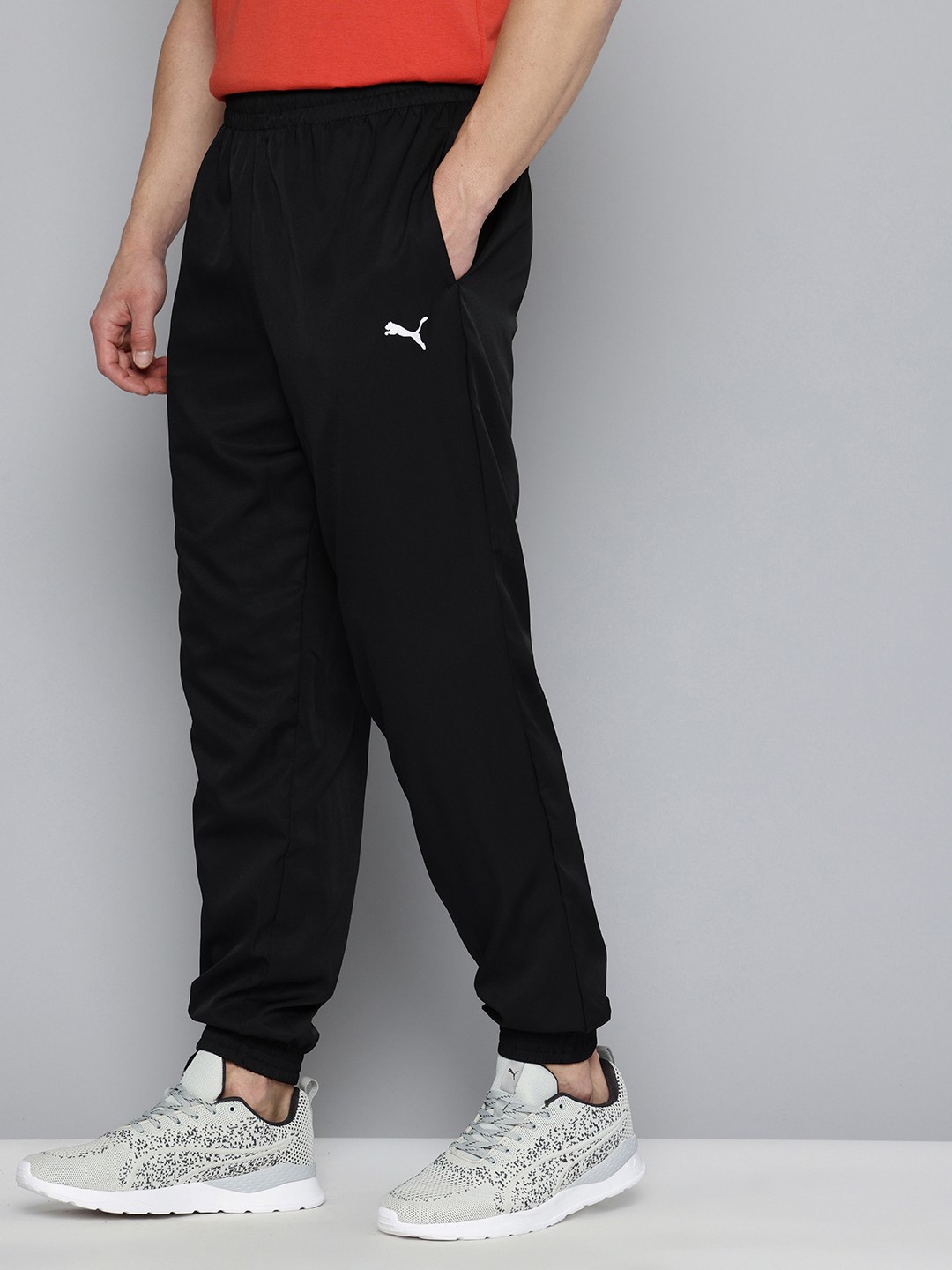 

Puma Men Woven Dry Cell Outdoor Joggers, Black