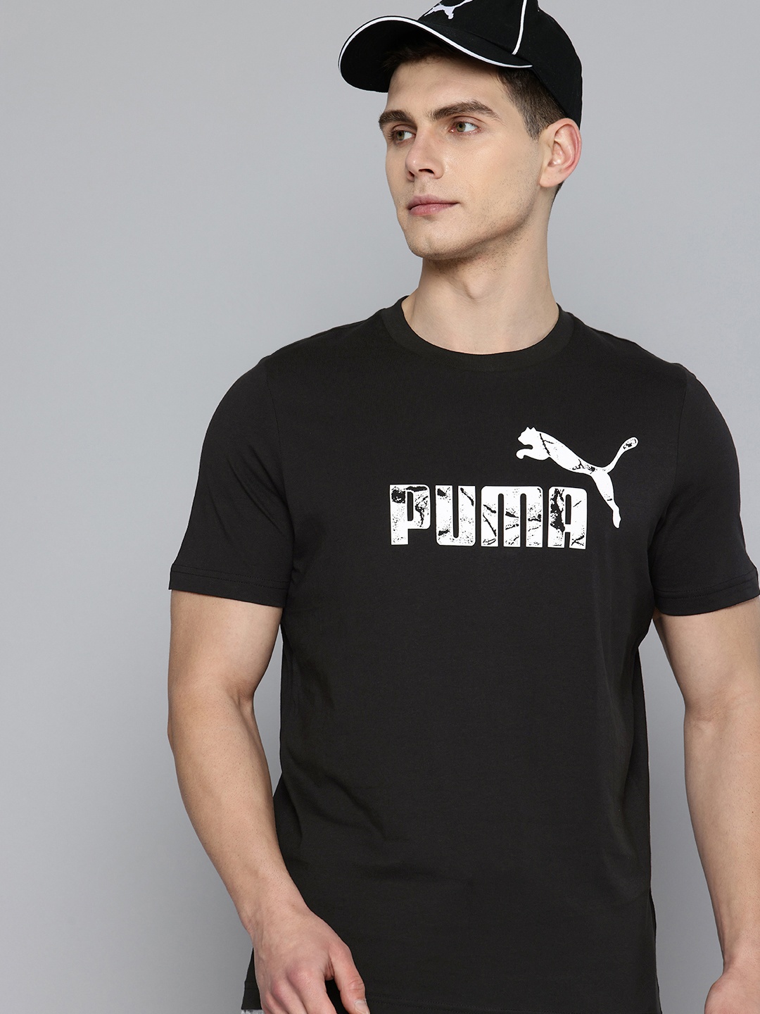 

Puma Graphics No.1 Logo Printed Pure Cotton Outdoor T-shirt, Black