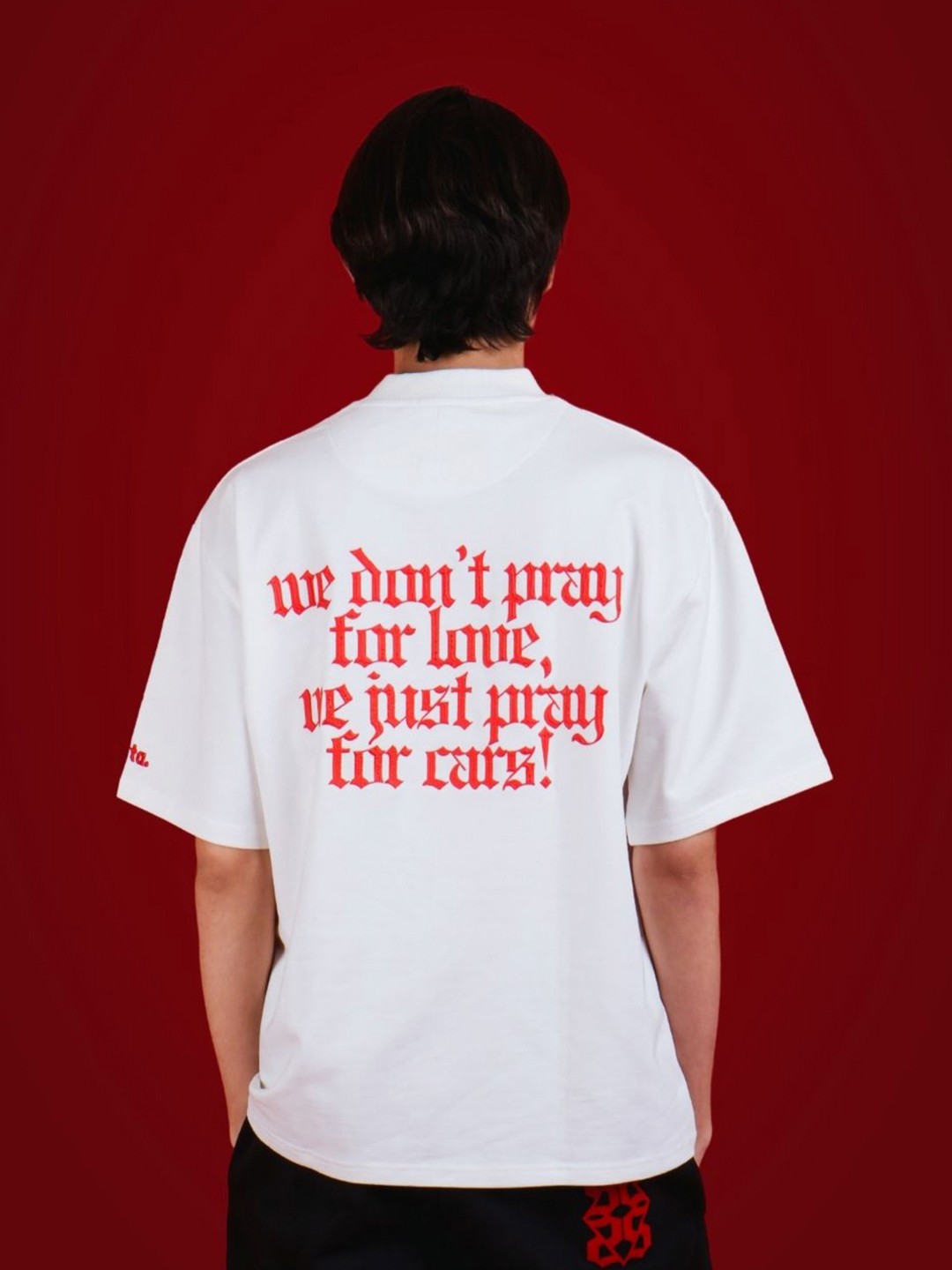

sorta. Unisex Korean Oversized Handcrafted T-shirt, White