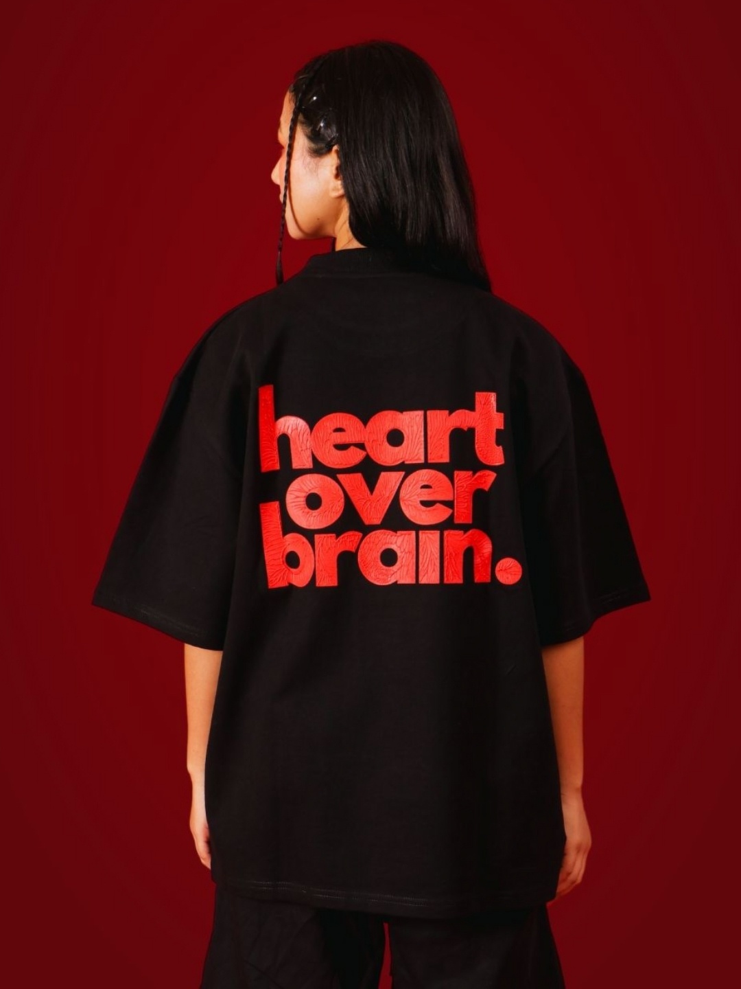 

sorta. Unisex Korean Oversized Handcrafted T-shirt, Black