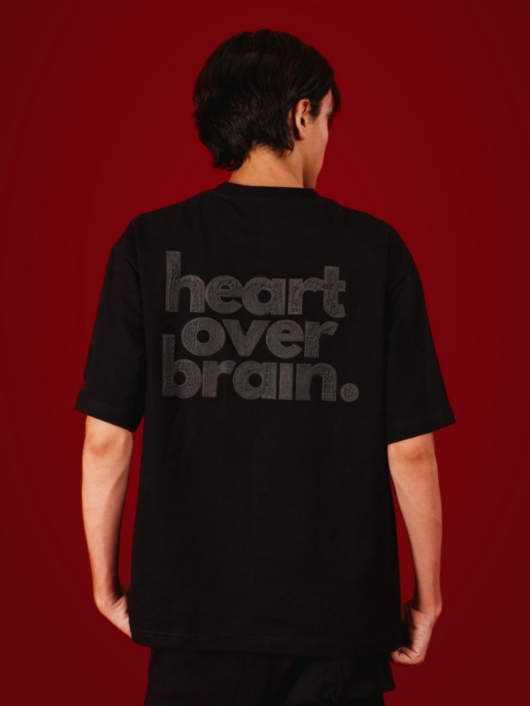 

sorta. Unisex Korean Oversized Handcrafted T-shirt, Black
