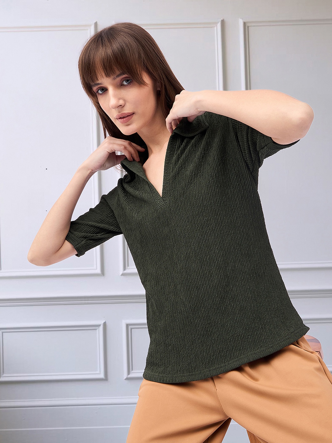 

DressBerry Top, Olive