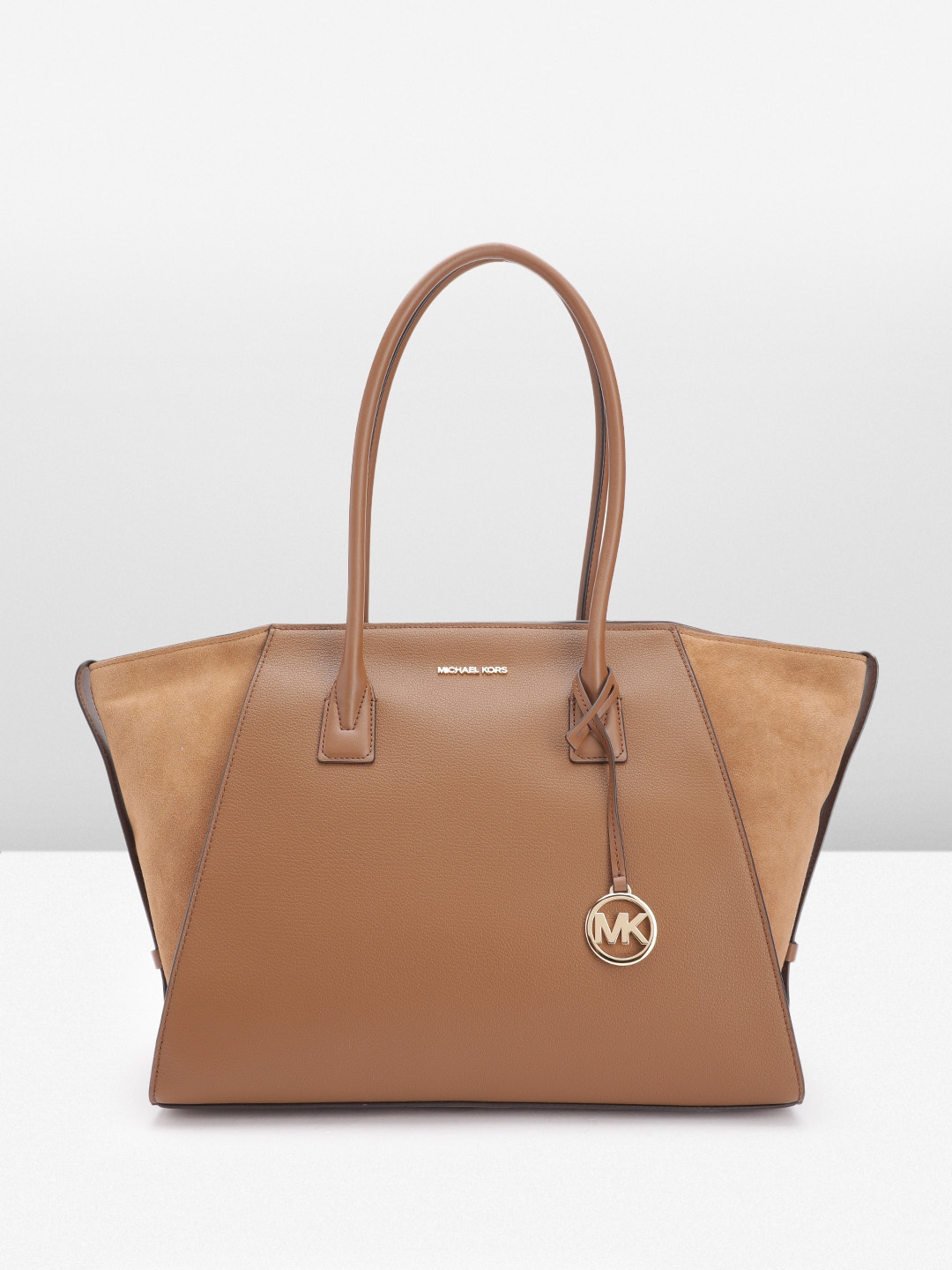 

Michael Kors Leather Structured Tote Bag, Brown