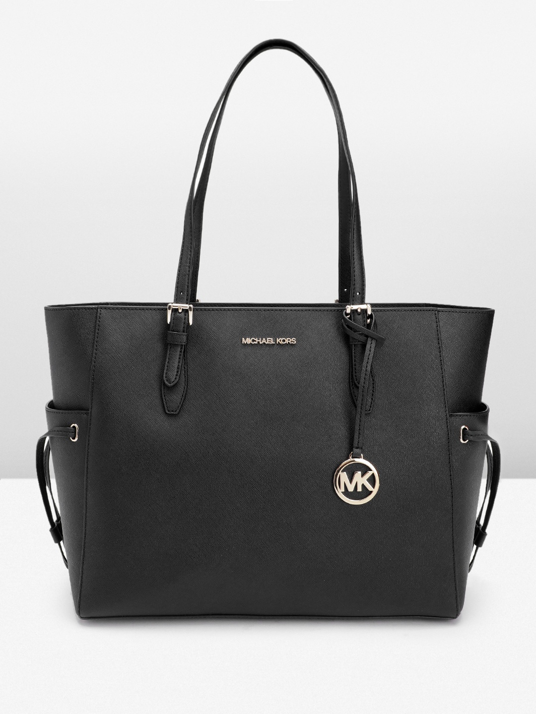 

Michael Kors Leather Structured Shoulder Bag, Black