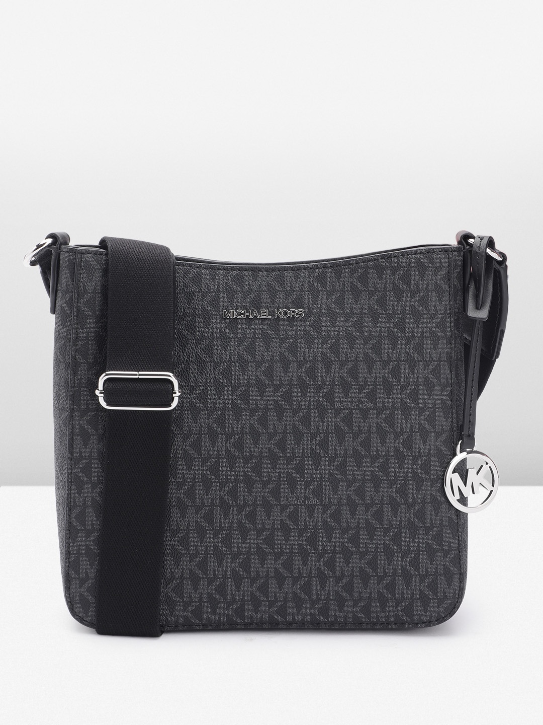 

Michael Kors Brand Logo Print Crossbody Bag, Black