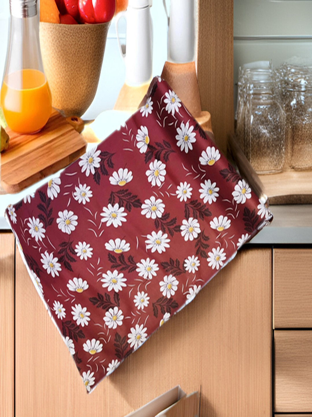 

REVEXO Brown Set of 1 Water Resistant Shelf Liner Organisers