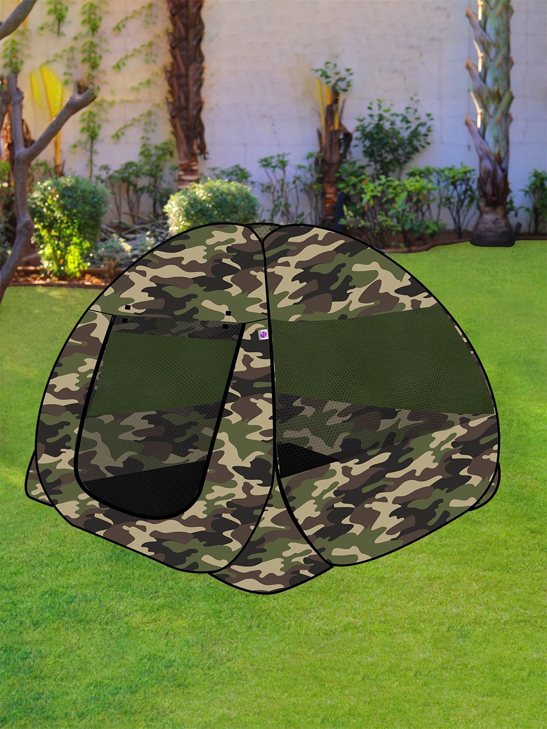 

Silver Shine Boys Printed Foldable Play House, Green