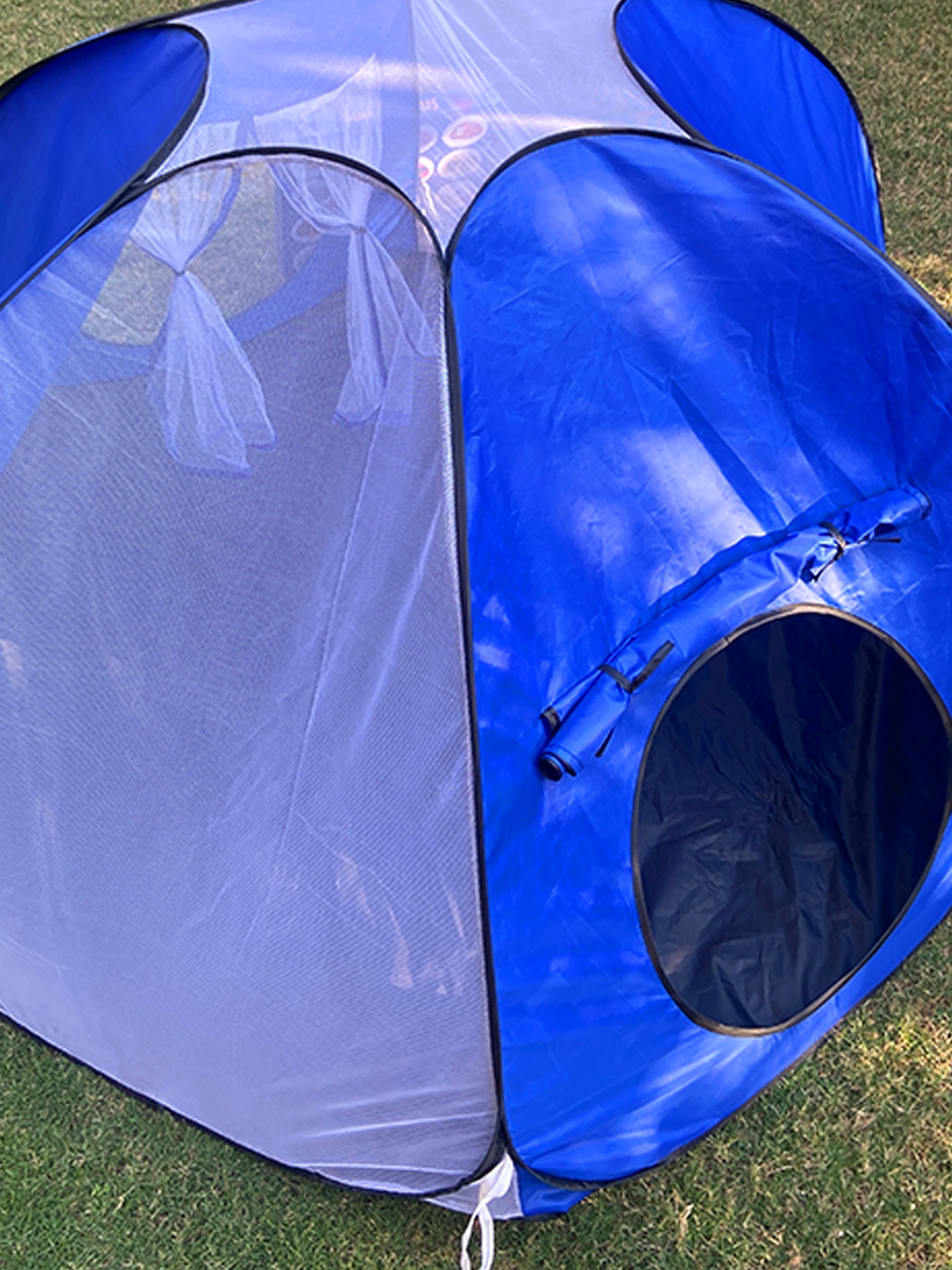 

Silver Shine Star Tent Foldable Play House, Blue