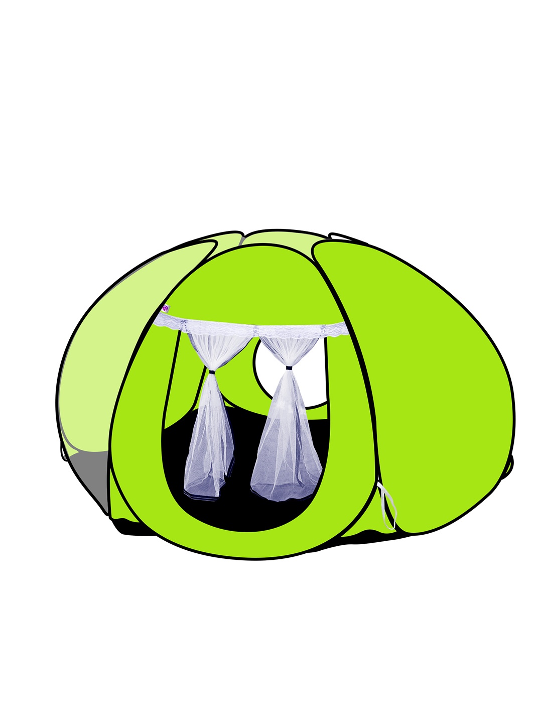 

Silver Shine Boys Star Tent Foldable Play House, Green