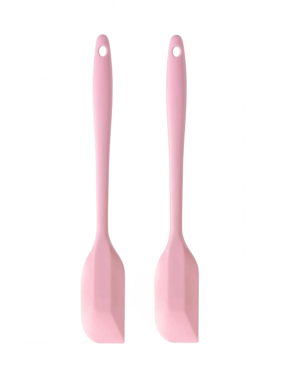 

Baskety Pink 2 Pieces Cake Batter Cream Scraper Silicone Spatula