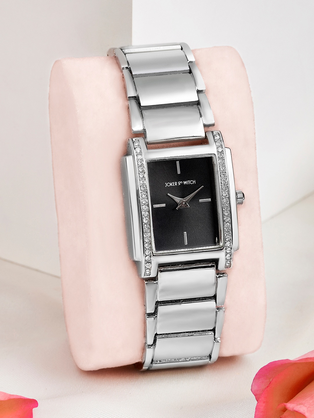 

JOKER & WITCH Women Printed Dial & Straps Analogue Watch AMWW884, Silver