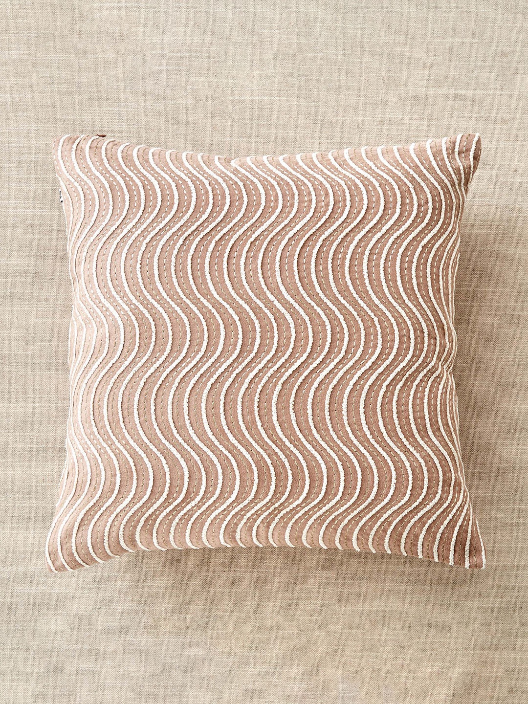 

Home Centre Endura Grey 5 Pieces Geometric Embroidered Velvet Square Cushion Covers