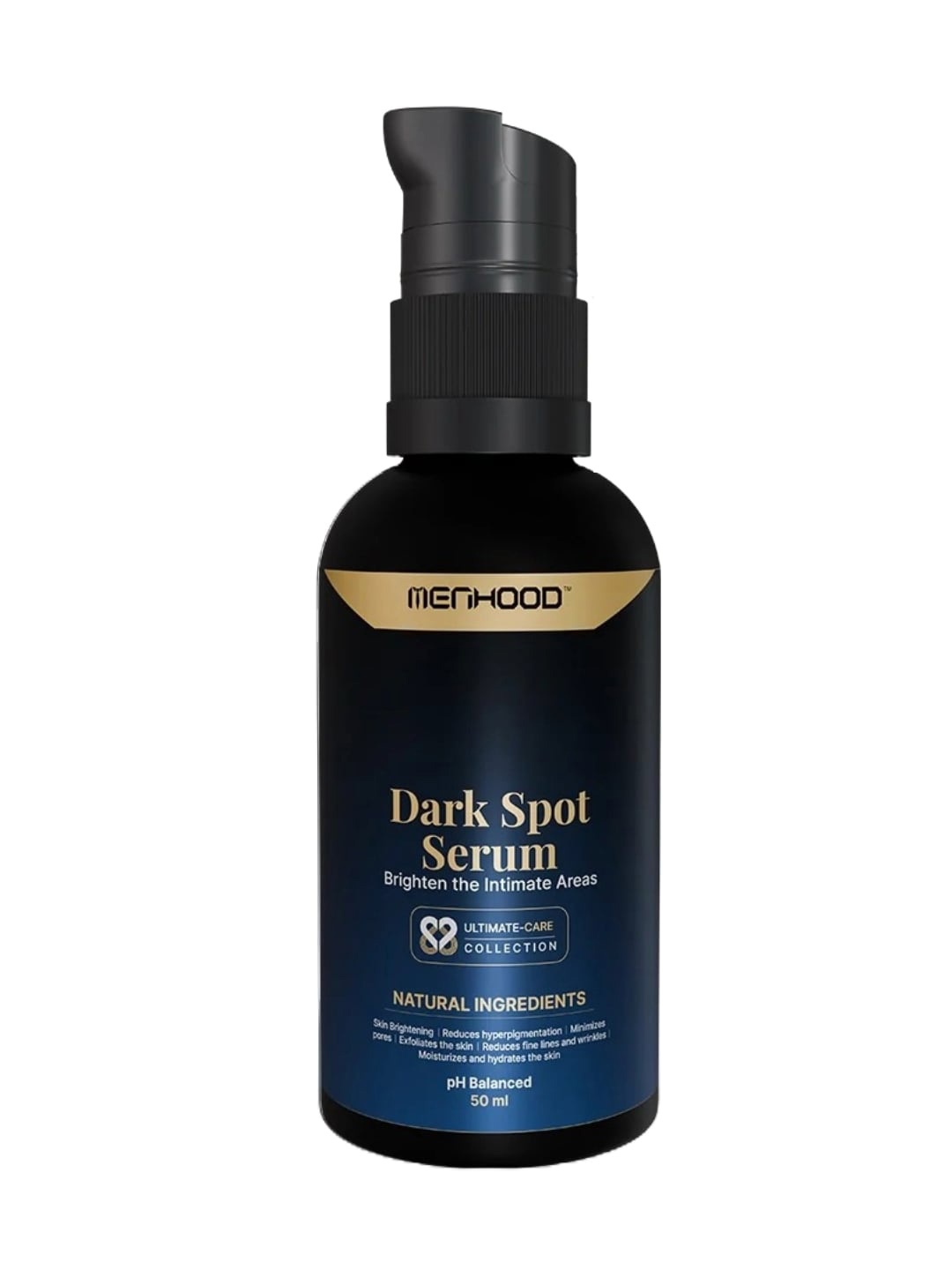 

MENHOOD Dark Spot Serum With Kojic Acid - 50 ml, Black