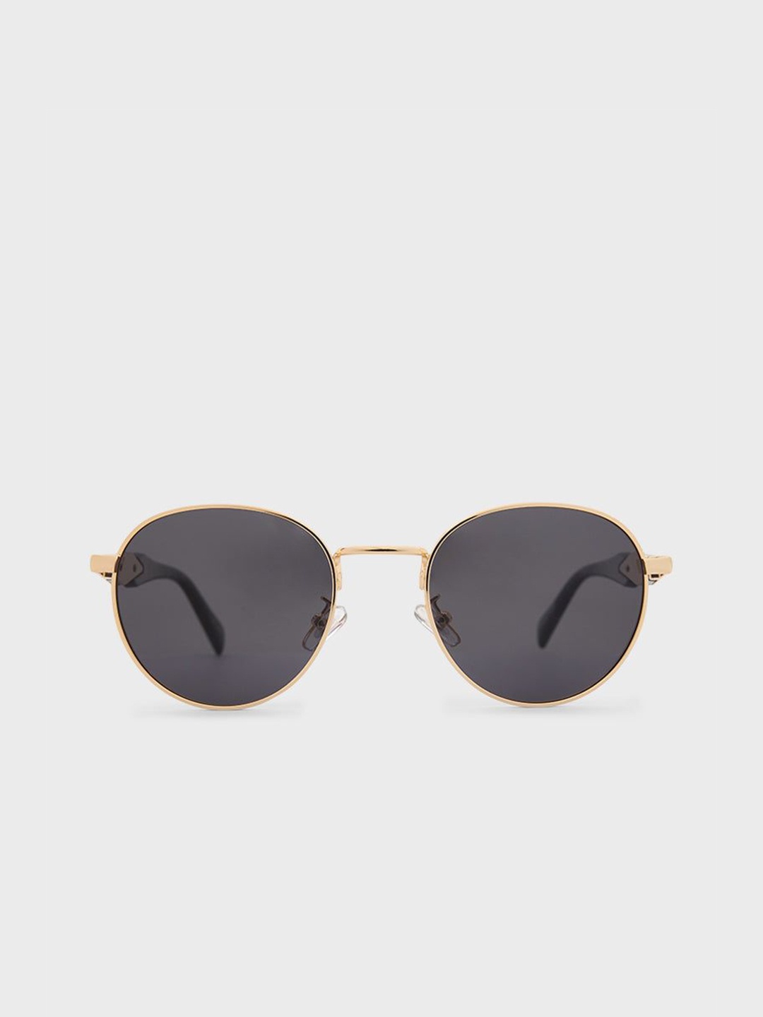 

Snitch Men Round Sunglasses With UV Protected Lens SN0093-Gold-Toned