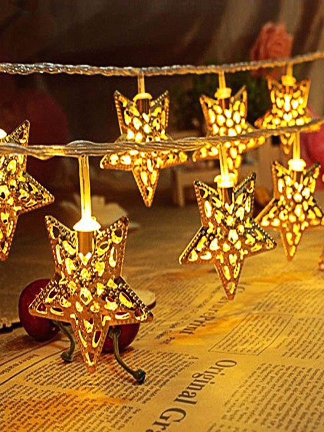 

Amfin Gold-Toned Decoration Christmas Tree Star Light