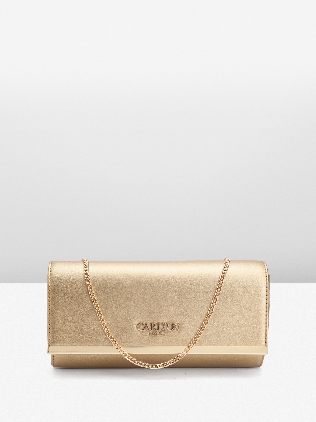 

Carlton London Women Purse Clutch, Gold