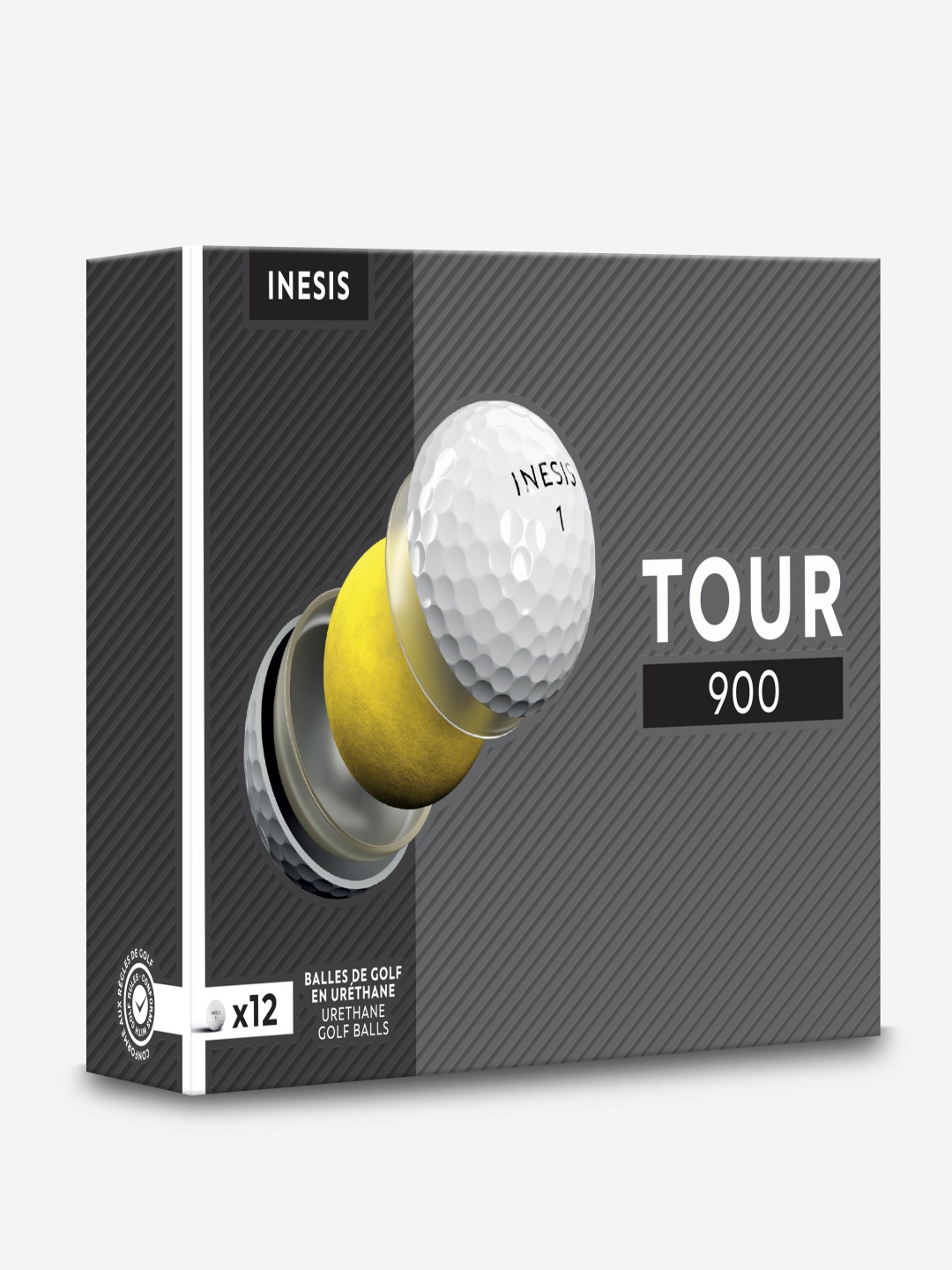 

Inesis By Decathlon Pack Of 12 Golf Balls, White