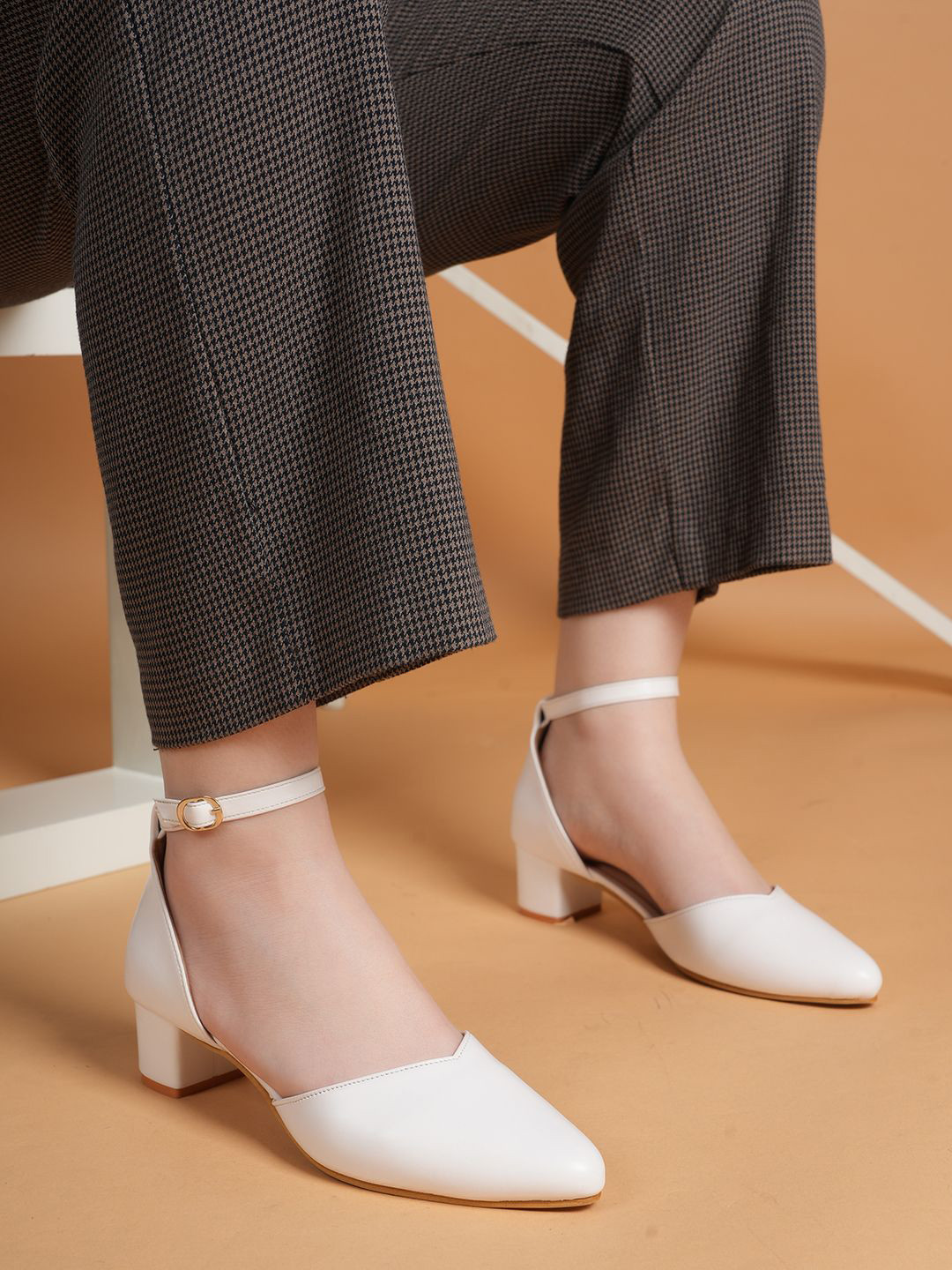 

Lavie Party Block Pumps, White