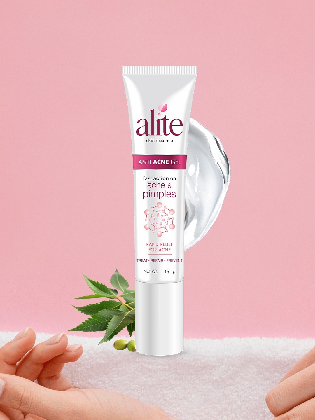 

Alite Skin Essence Anti Acne Gel With Tea Tree & Neem Oil - 15 g, White