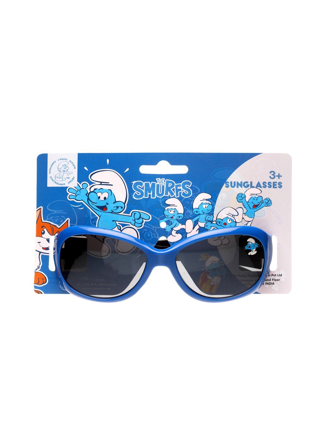 

Stoln Unisex Smurf Licensed UV Protected Sunglasses, Black