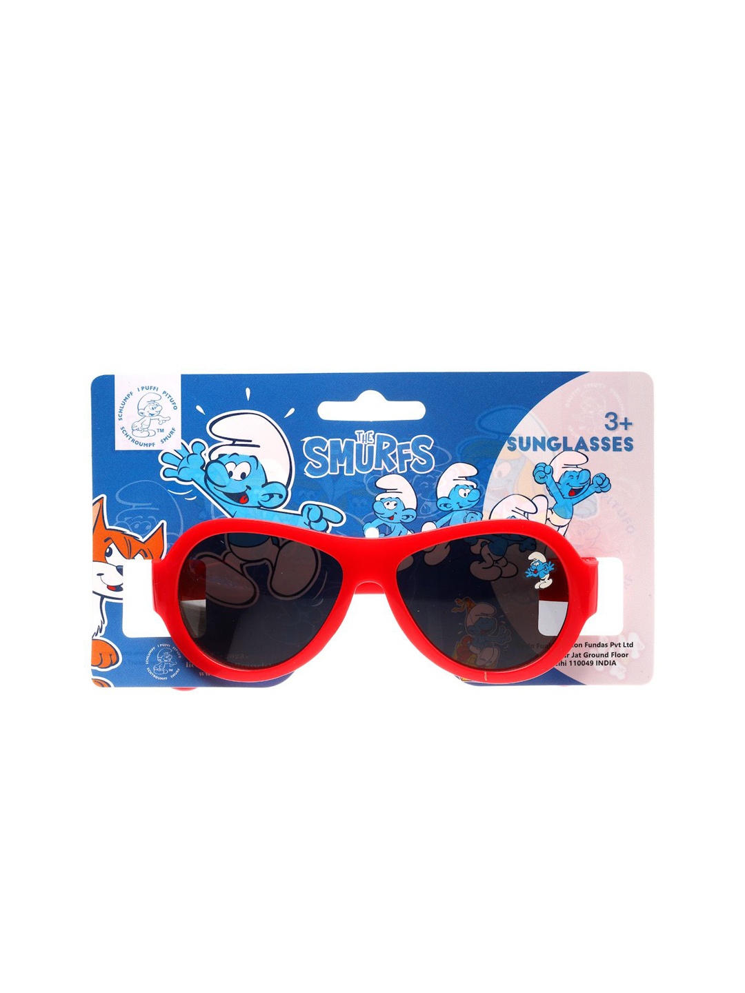 

Stoln Unisex Smurf Licensed UV Protected Sunglasses, Black