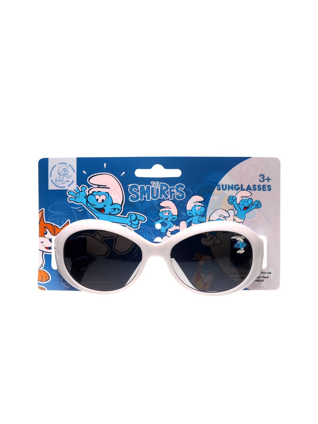 

Stoln Unisex Smurf Licensed UV Protected Sunglasses, White