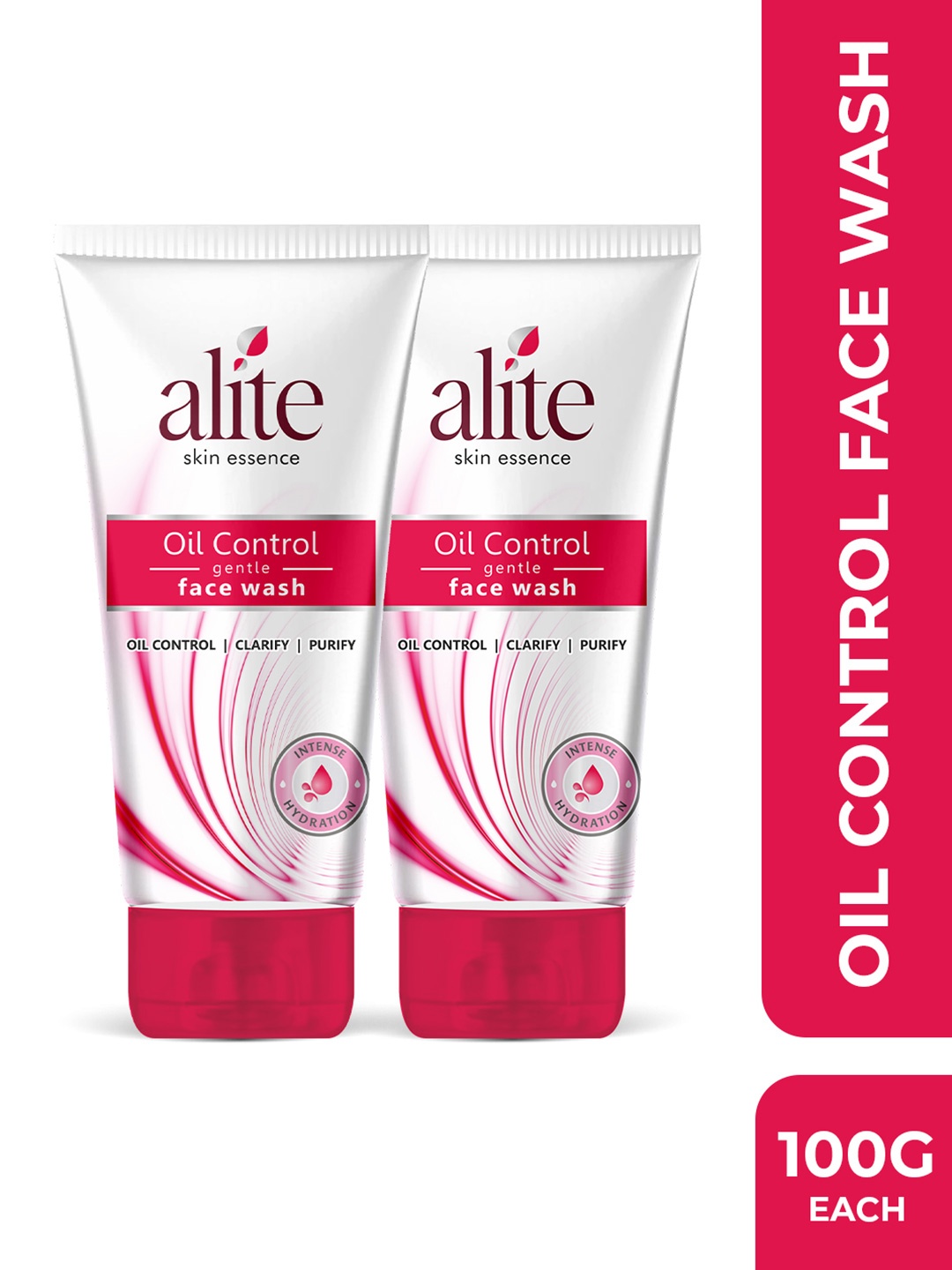 

Alite Skin Essence Set Of 2 Excess Oil Control Glycolic Acid Face Wash 100 g Each, White