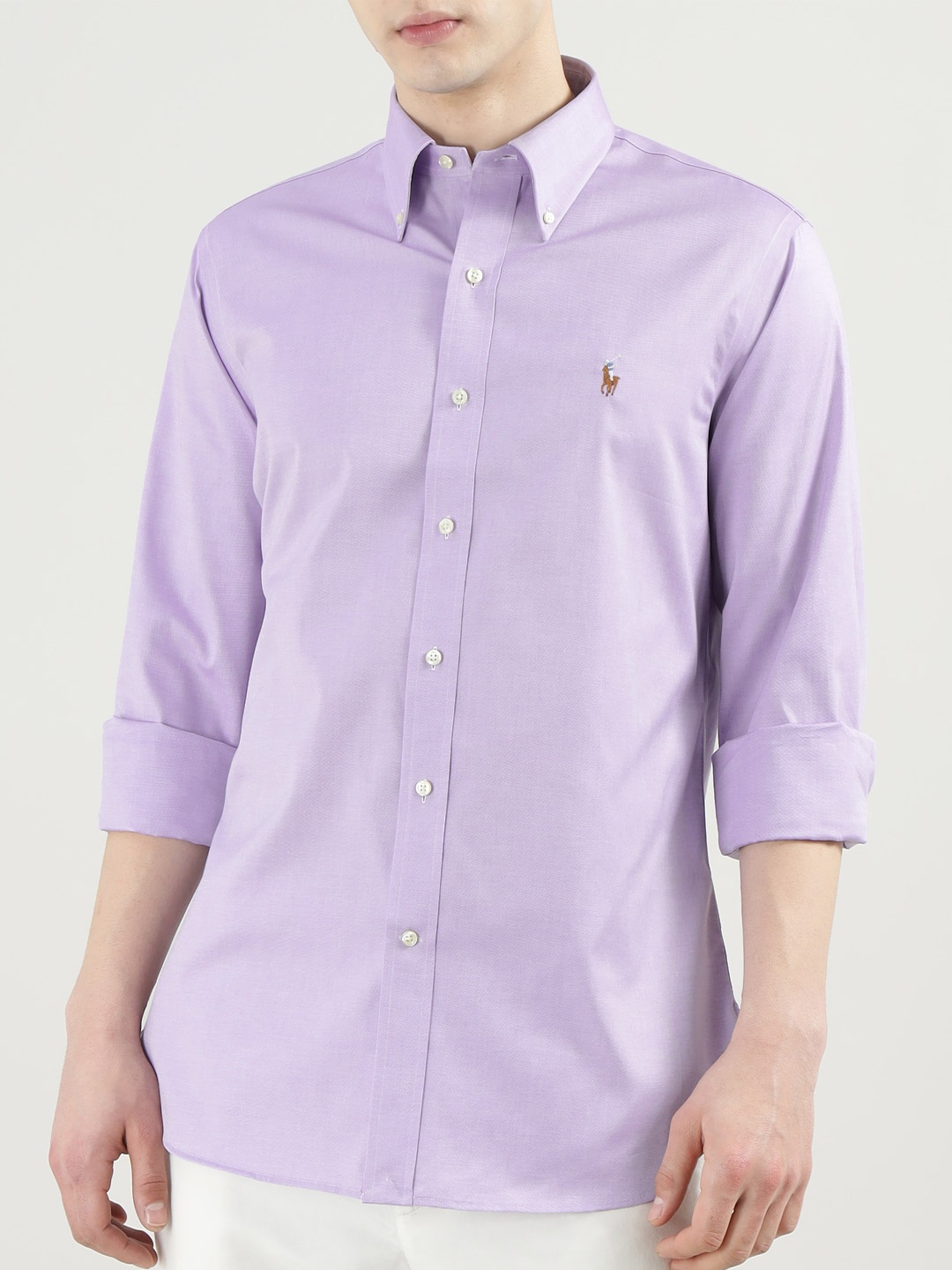 

Polo Ralph Lauren Custom Fit Pure Cotton Oxford Shirt, Purple