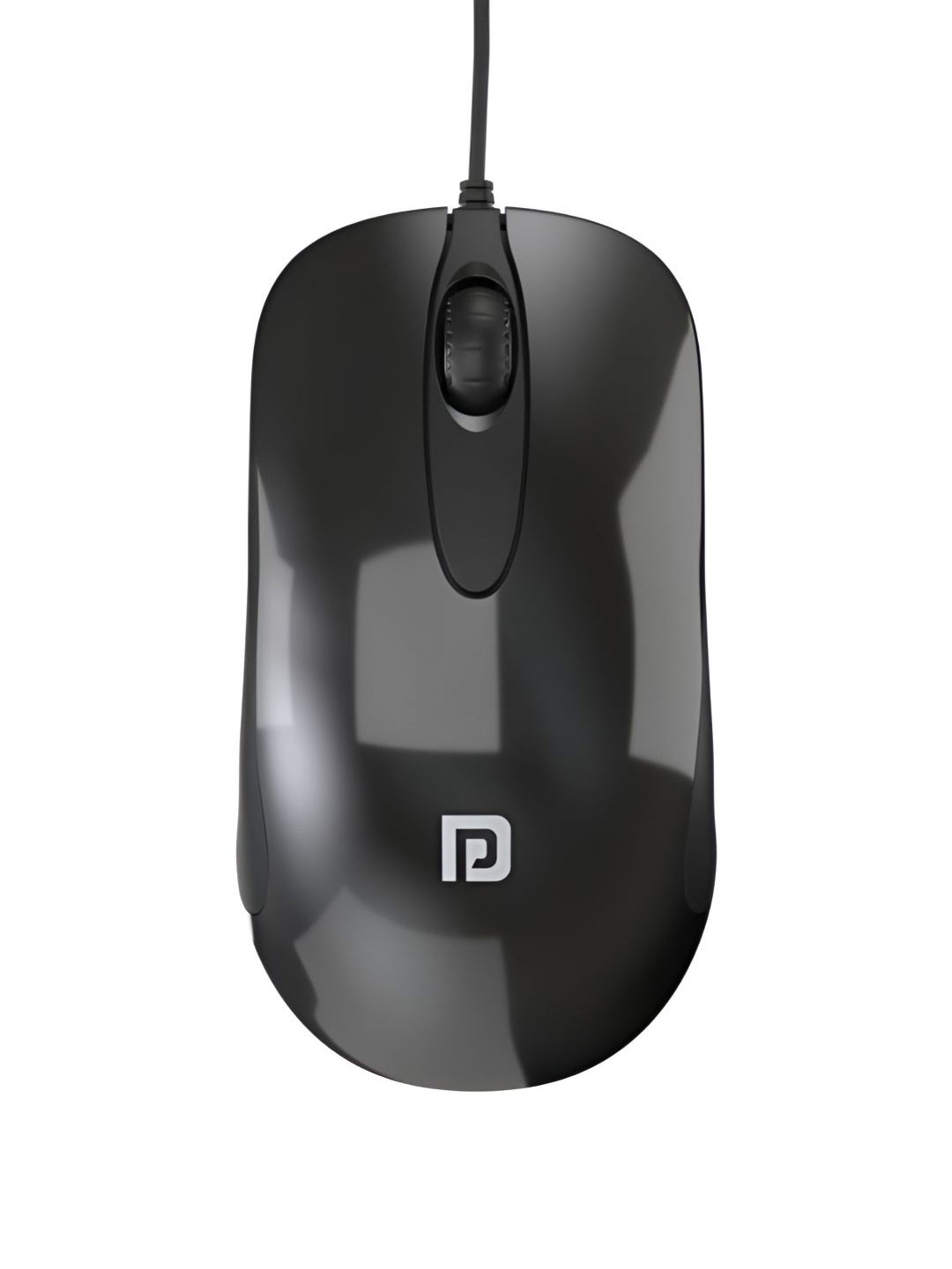 

Portronics Toad 26 Wired Optical Mouse With 1500 DPI, Black