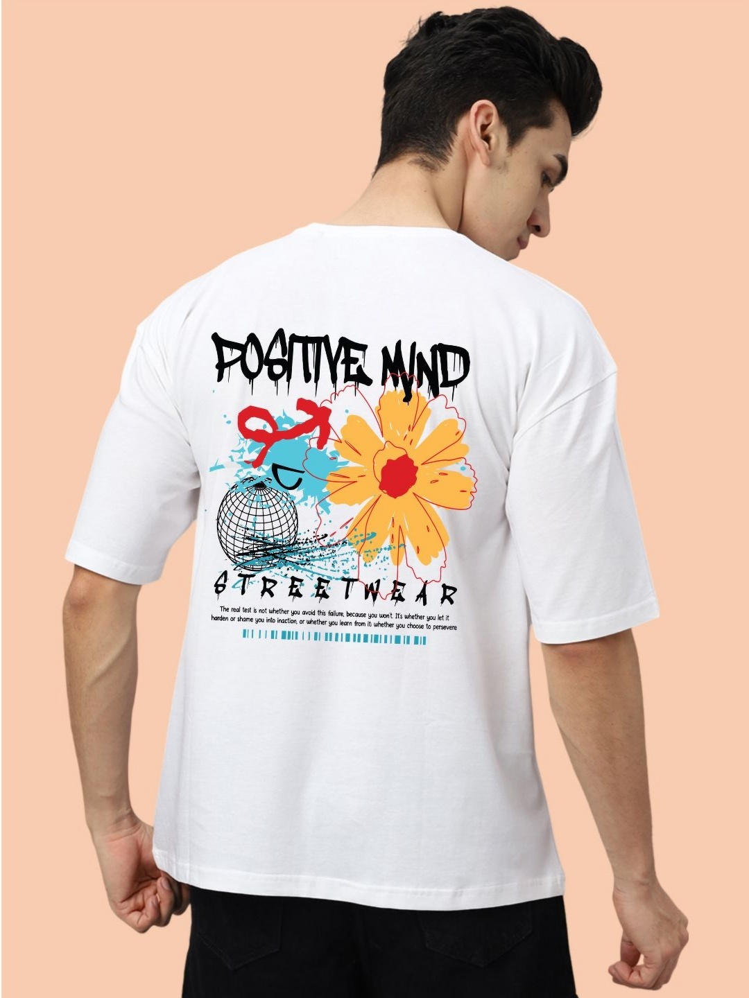 

Wear Your Opinion Men Graphic Printed Round Neck Cotton Relaxed Fit T-shirt, White