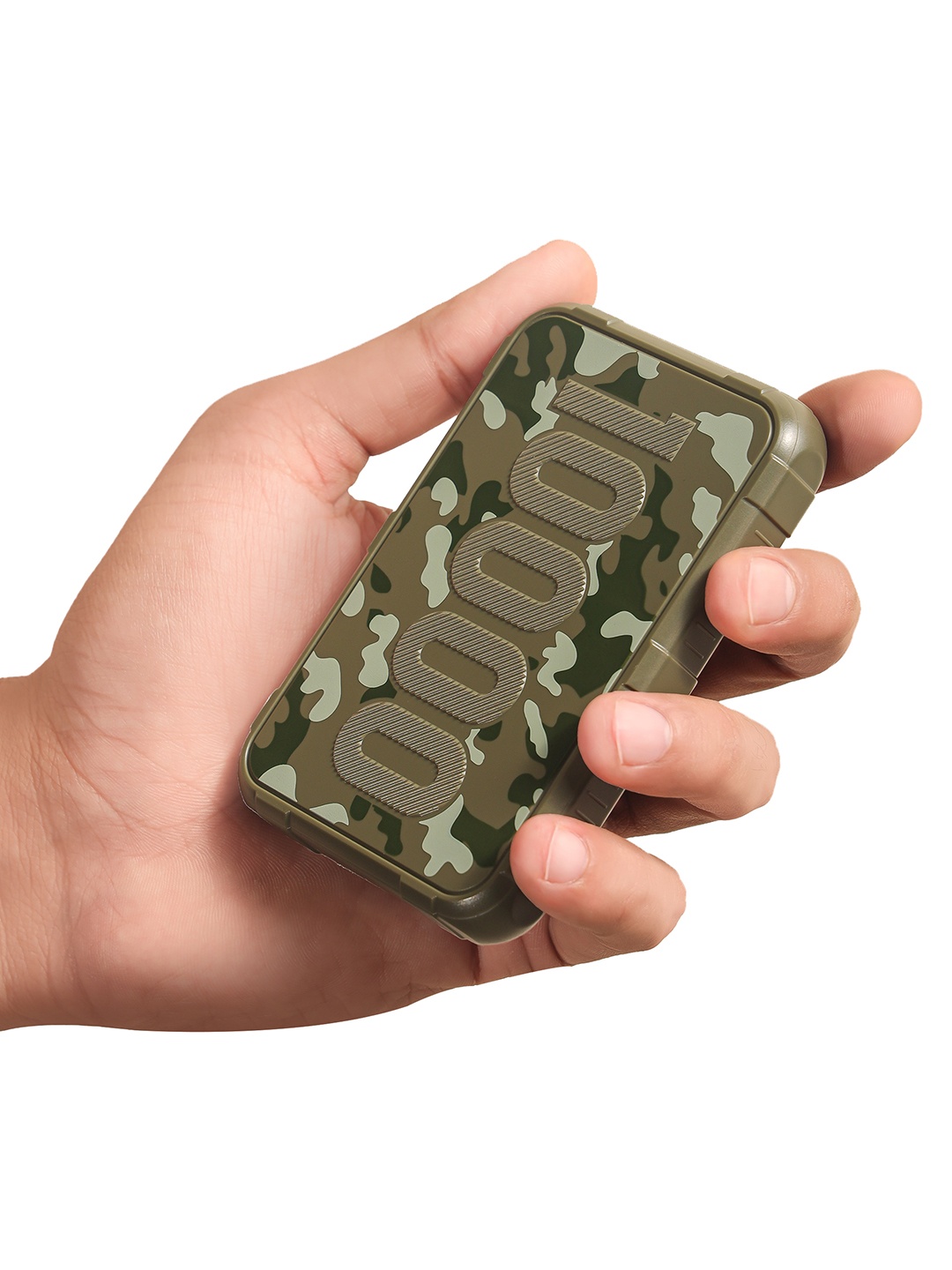 

Ambrane 10000mAh Rugged Compact Powerbank, 22.5W for iPhone & Android, Green