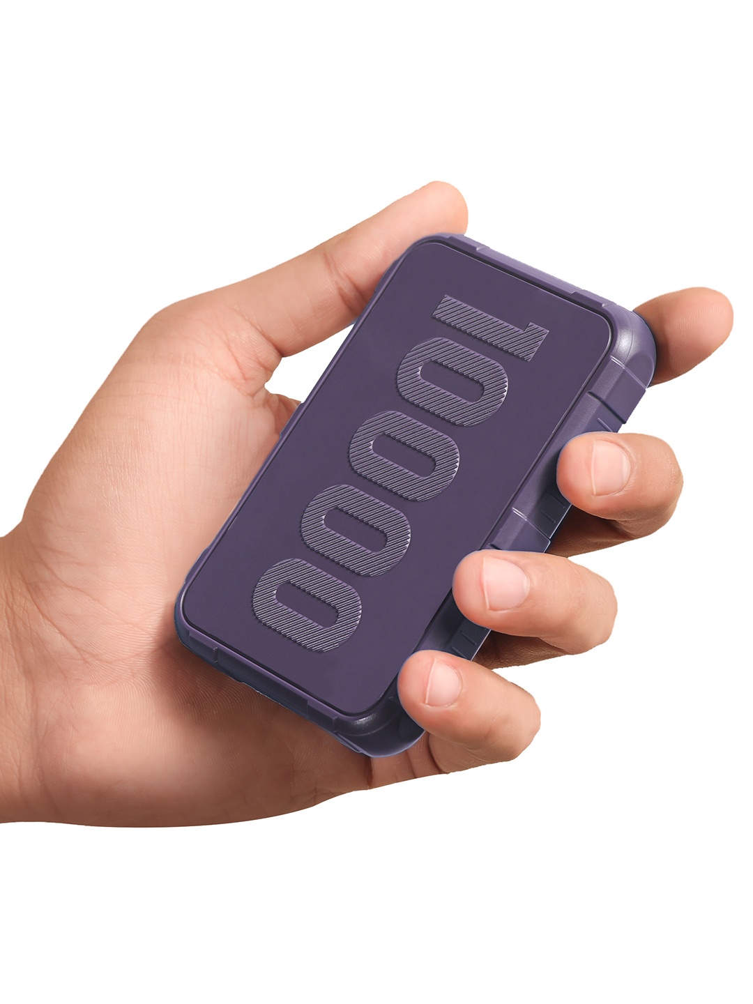 

Ambrane 10000mAh Rugged Compact Powerbank, 22.5W for iPhone & Android, Purple